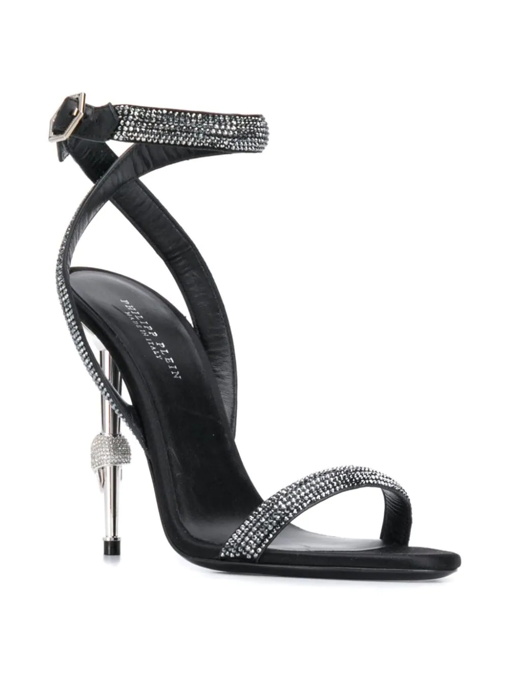 Crystal high-heeled sandals - 2