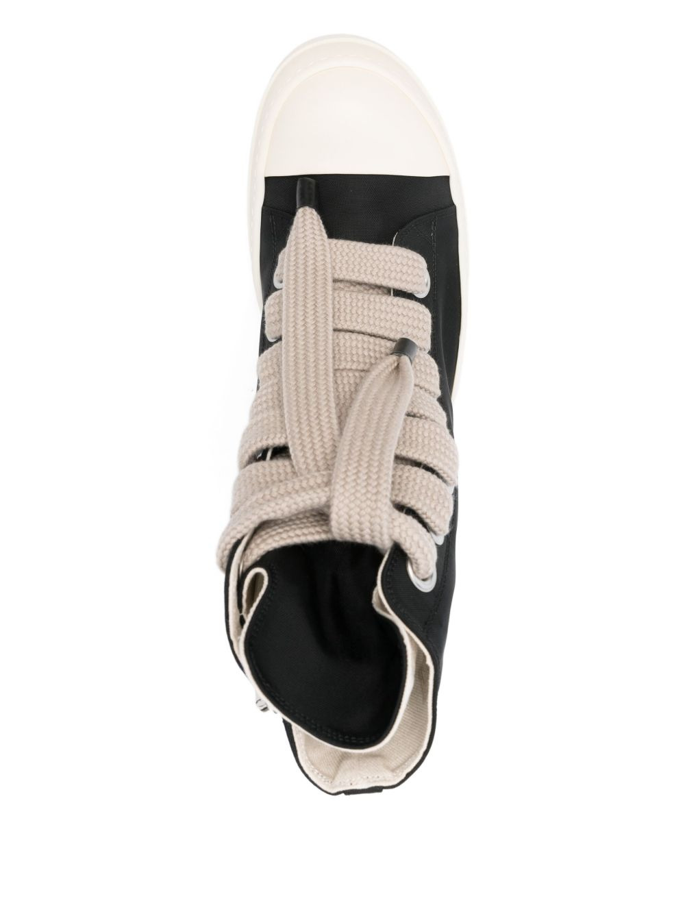 high-top lace-up fastening sneakers - 4