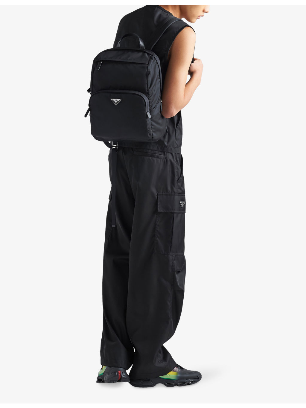 Re-Nylon Logo-Embellished Woven Backpack - 2