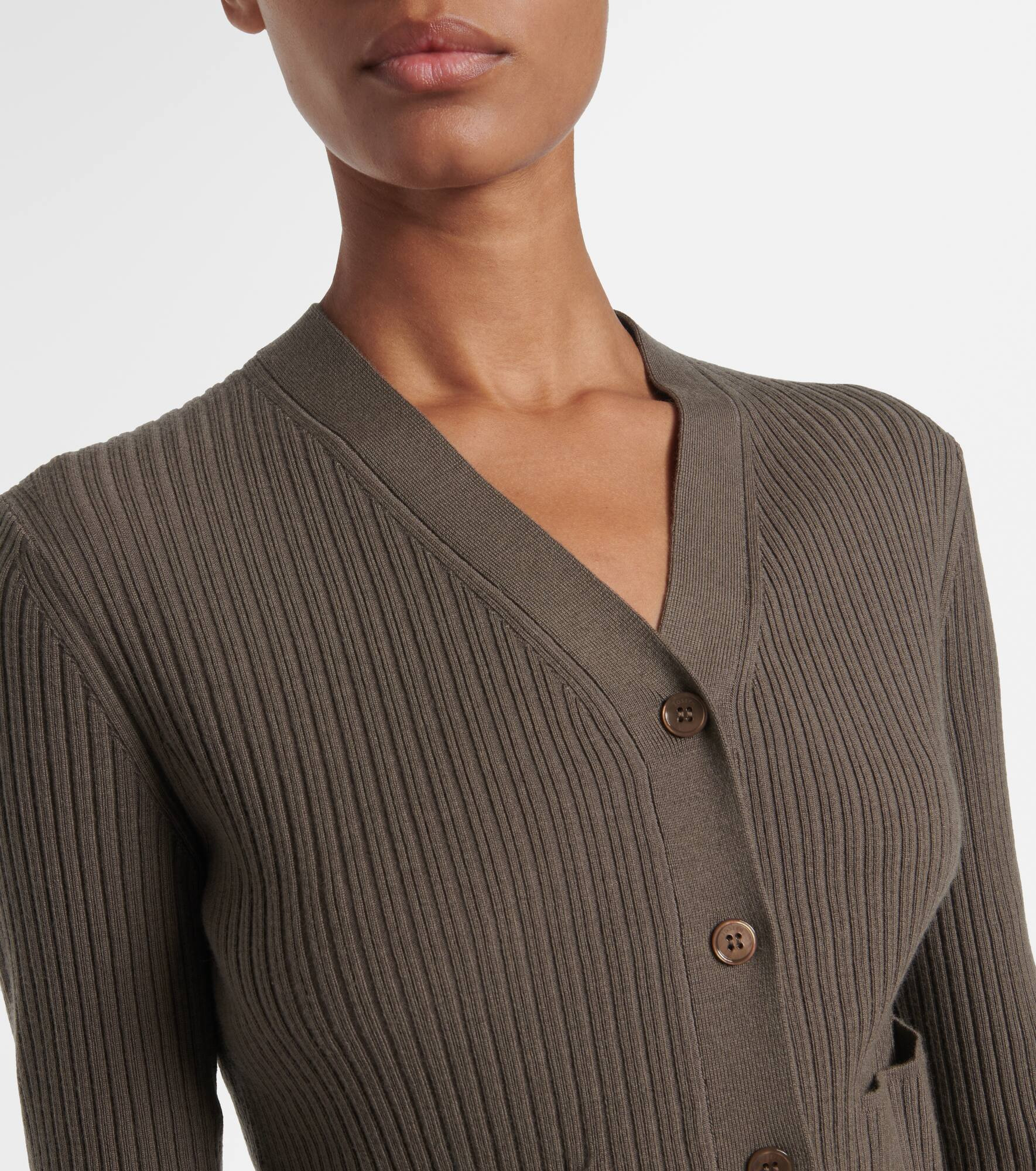 Wool-blend cardigan - 4