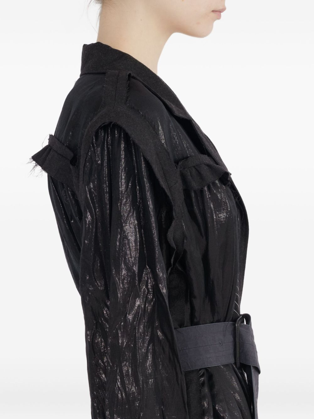 belted trench dress - 7