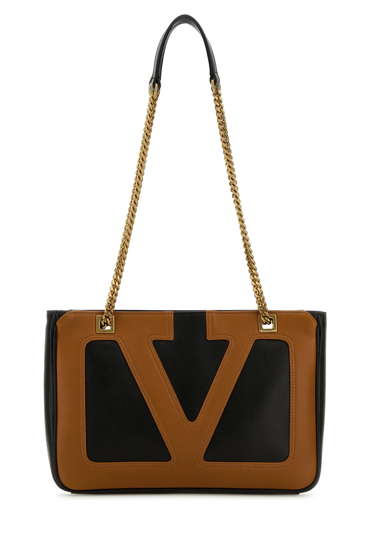 Black nappa leather small Viva Superstar shoulder bag - 1