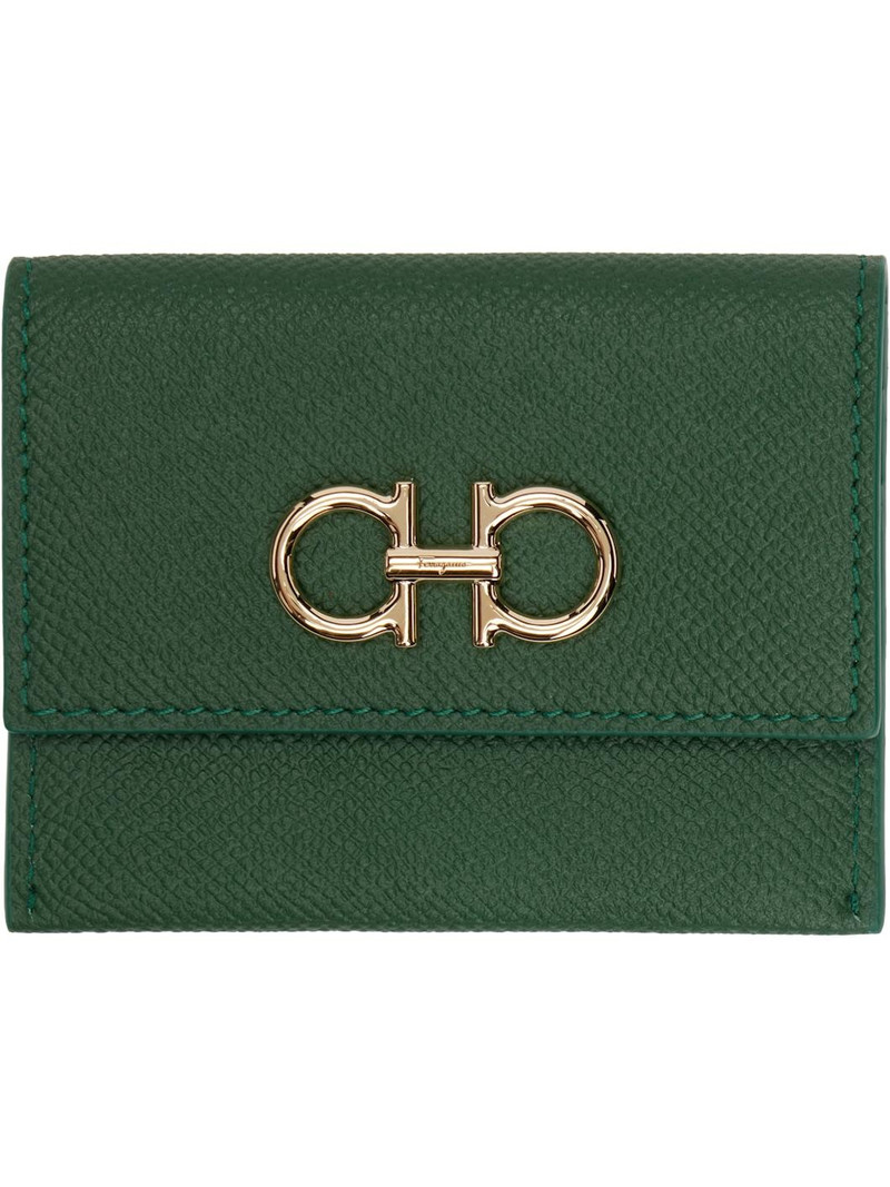 Green Gancini Wallet 1