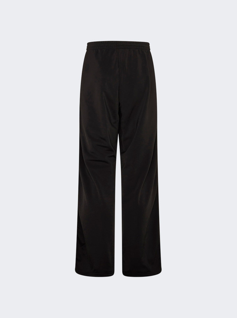Martine Rose Wide Leg Trackpant Black Burgundy outlook