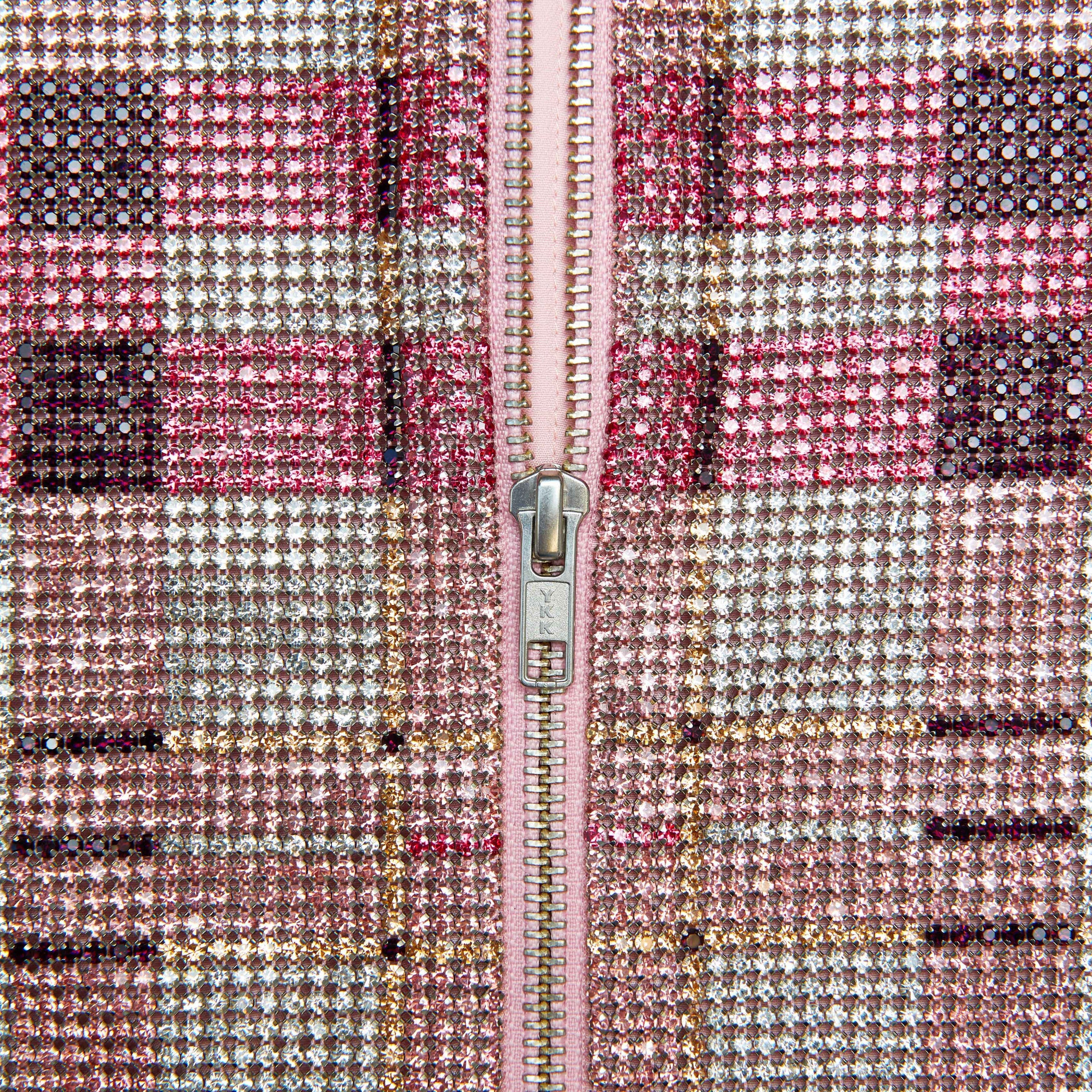 Pink Check Chainmail Skirt - 5