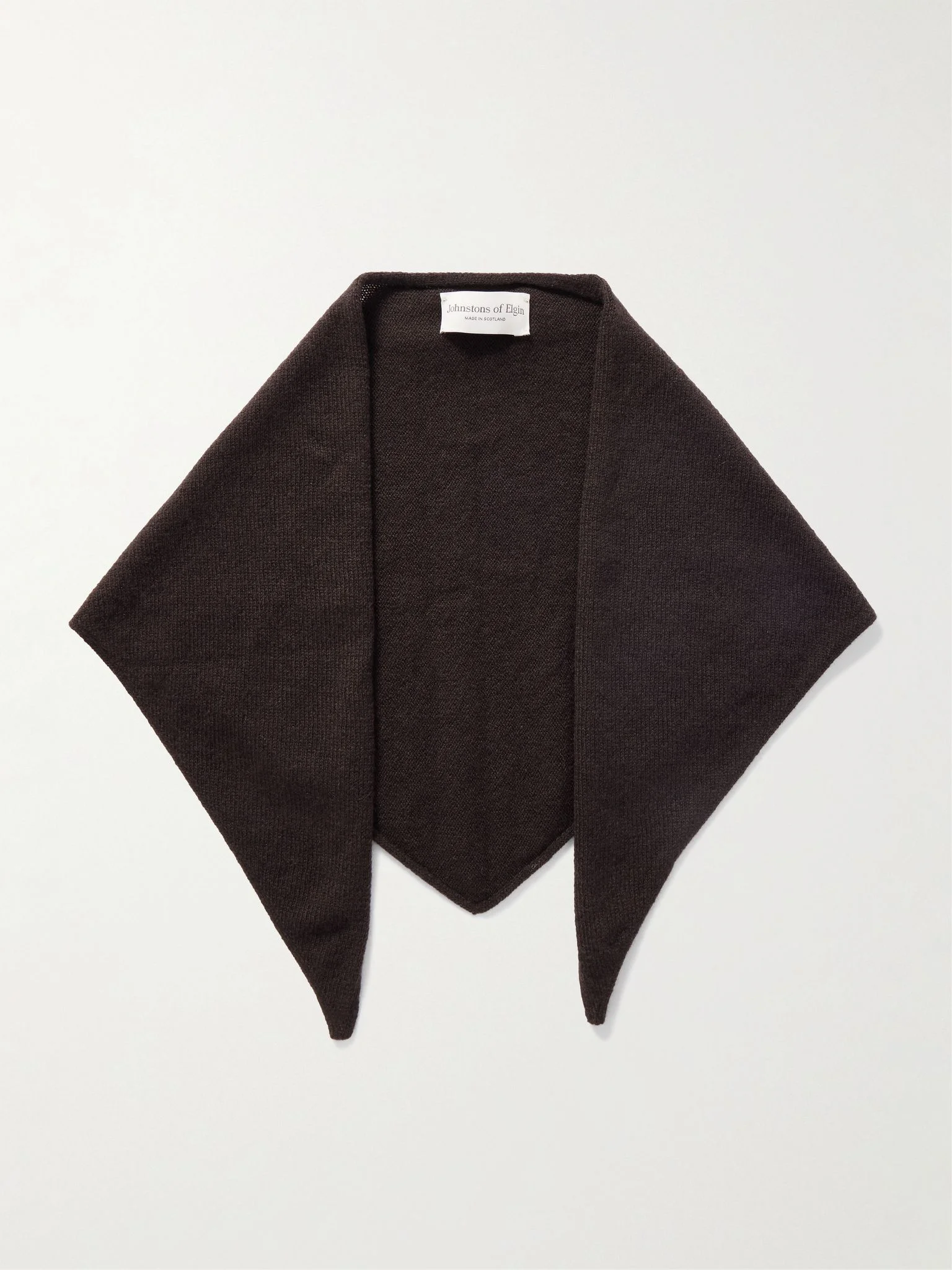Cashmere scarf Dark brown - 1