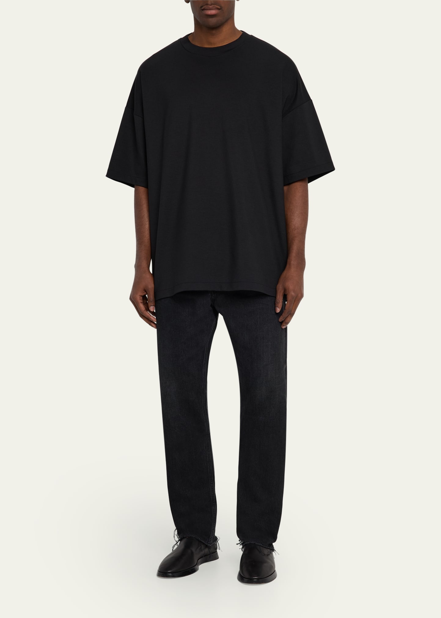 Men's Oversized Solid T-Shirt - 2