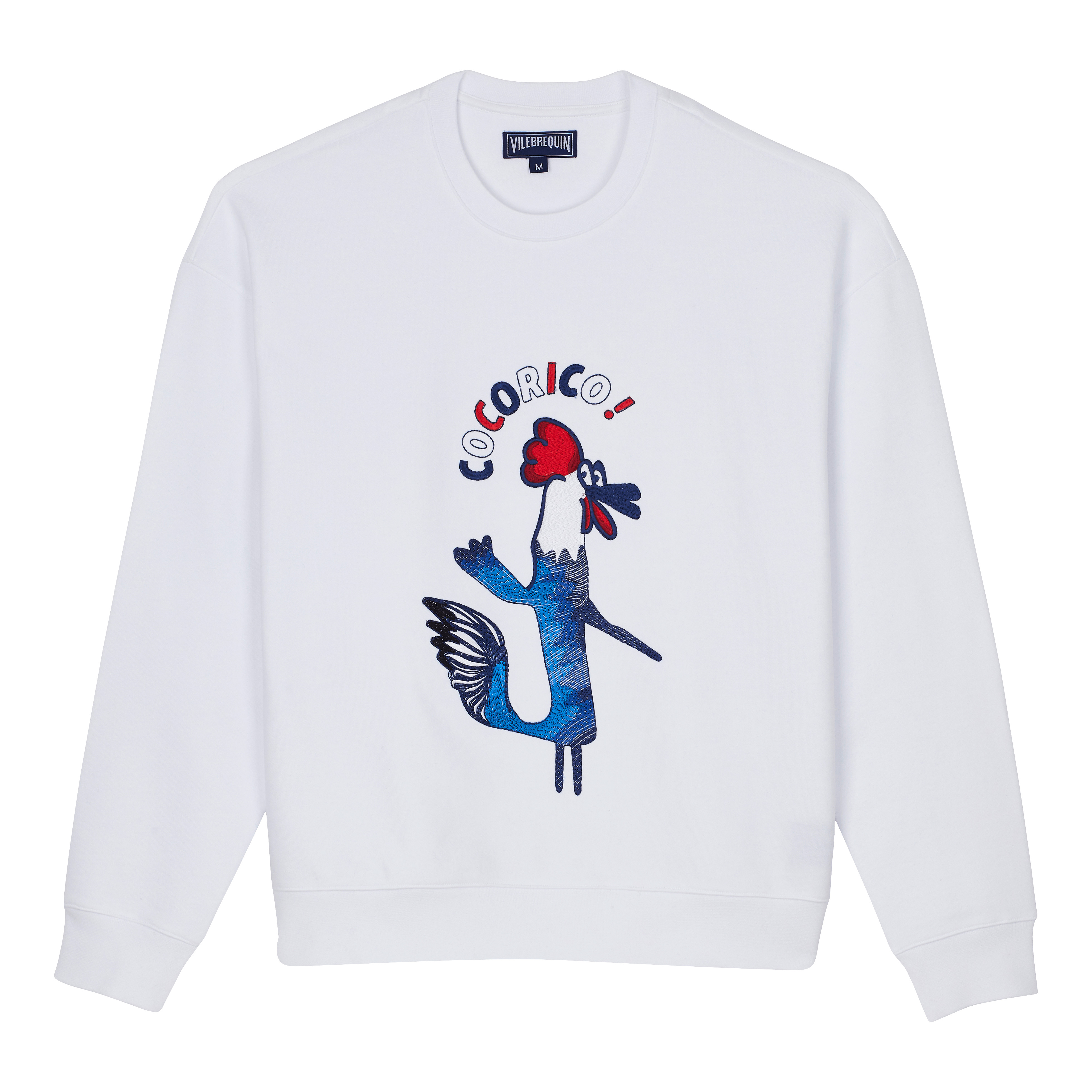 Men Sweatshirt Embroidered Cocorico ! - 1
