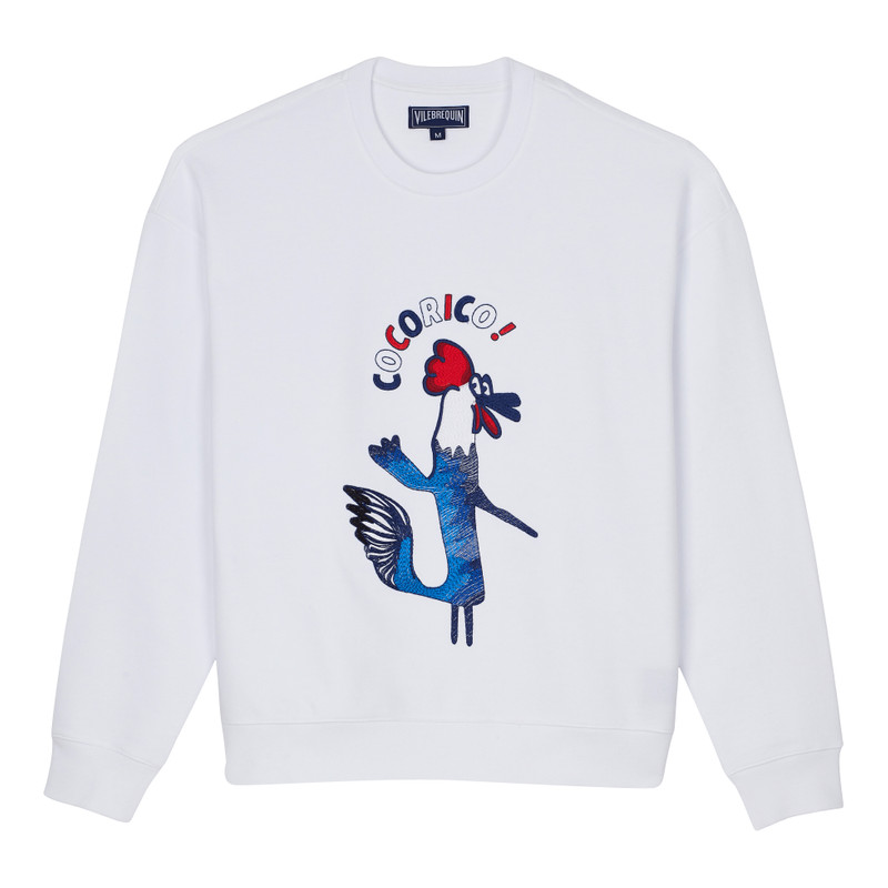 Men Sweatshirt Embroidered Cocorico ! 1