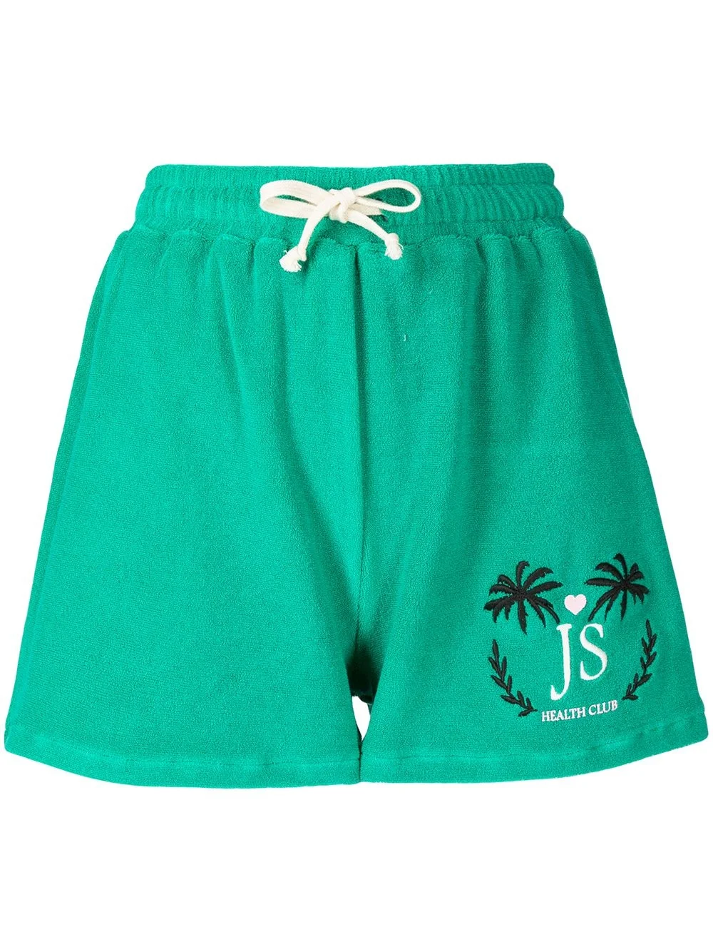 drawstring terry-cloth shorts - 1