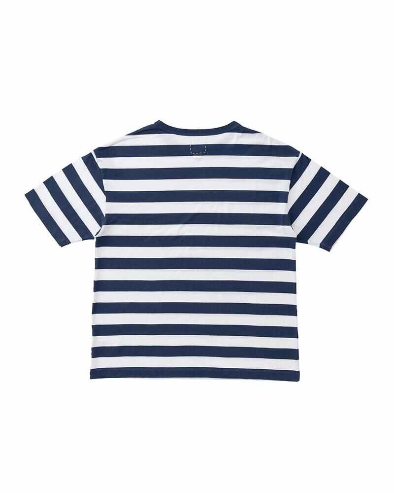 JUMBO XX BORDER TEE S/S NAVY - 2