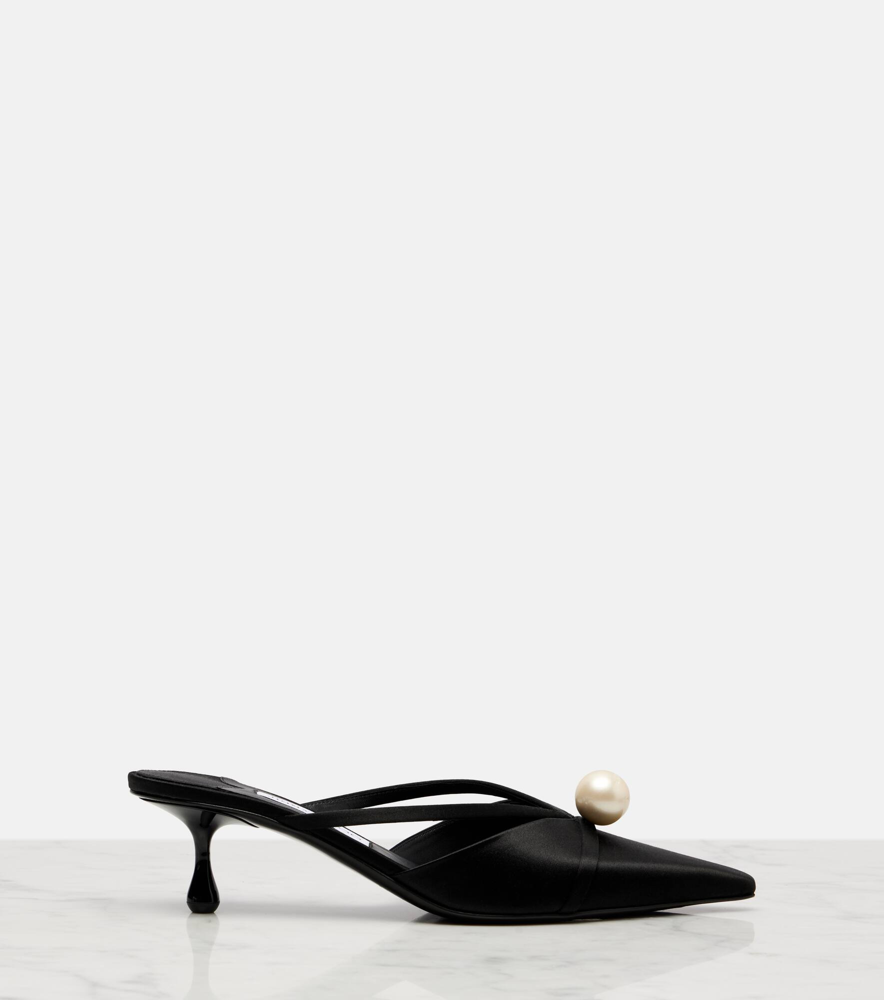 Sana 50 embellished satin mules - 4