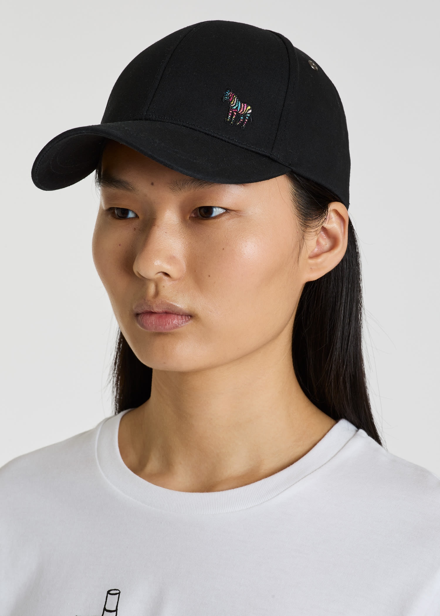 Organic Cotton Zebra Logo Baseball Cap - 5