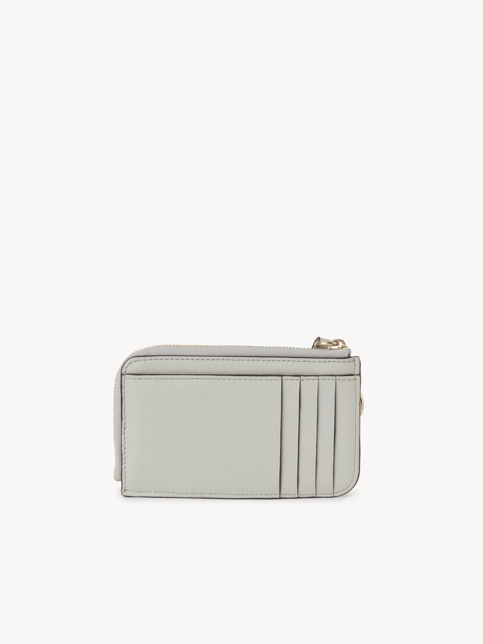 ALPHABET WALLET IN GRAINED LEATHER - 4
