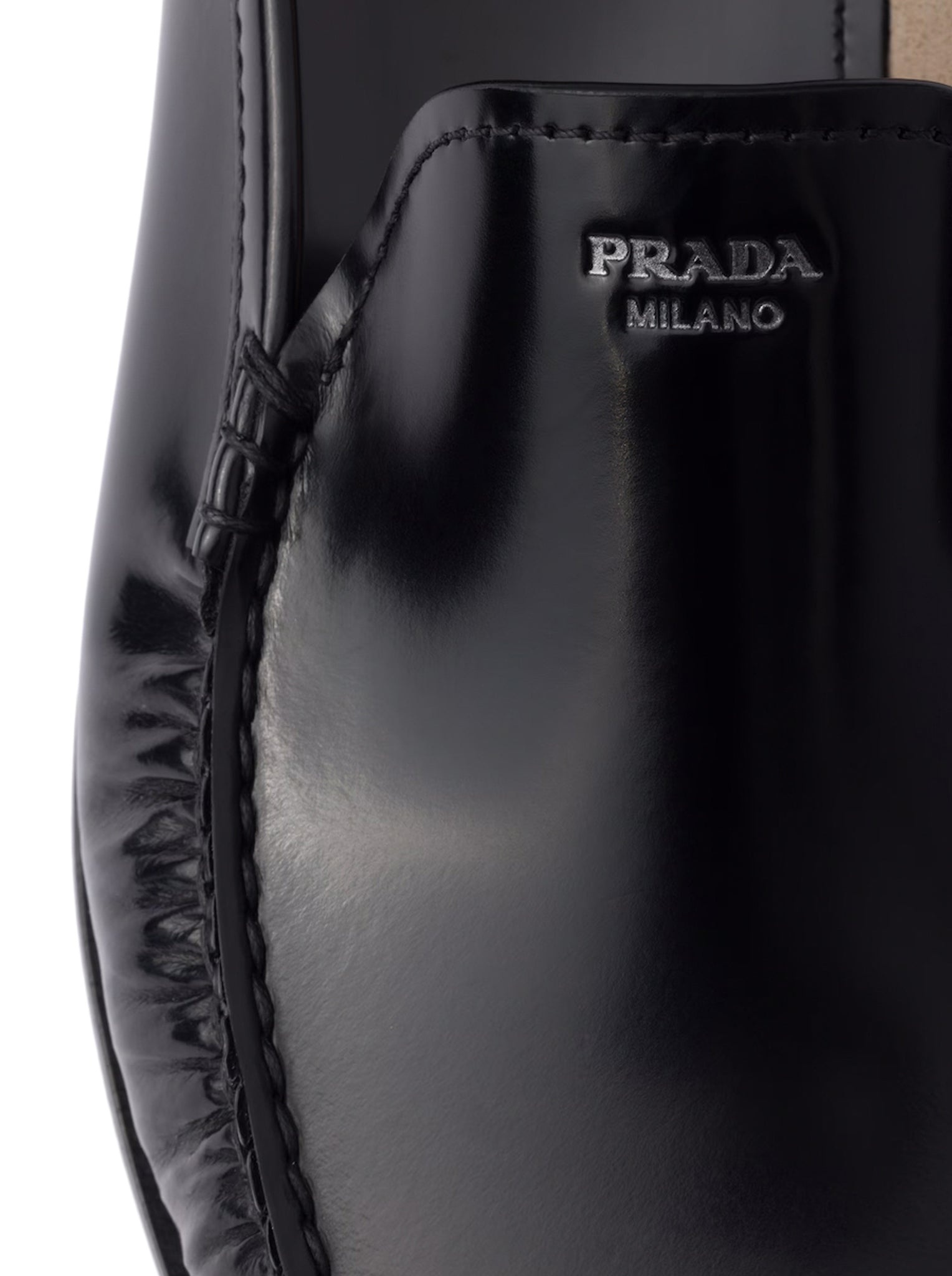 BRUSHED LEATHER LOAFERS - 7