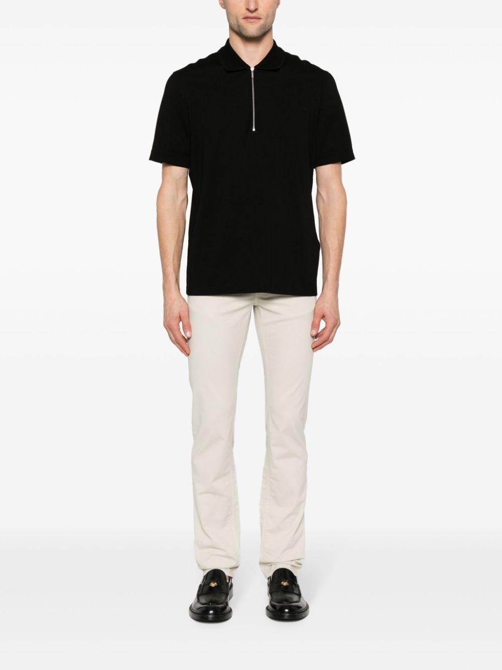 logo-appliquÃ© trousers - 2
