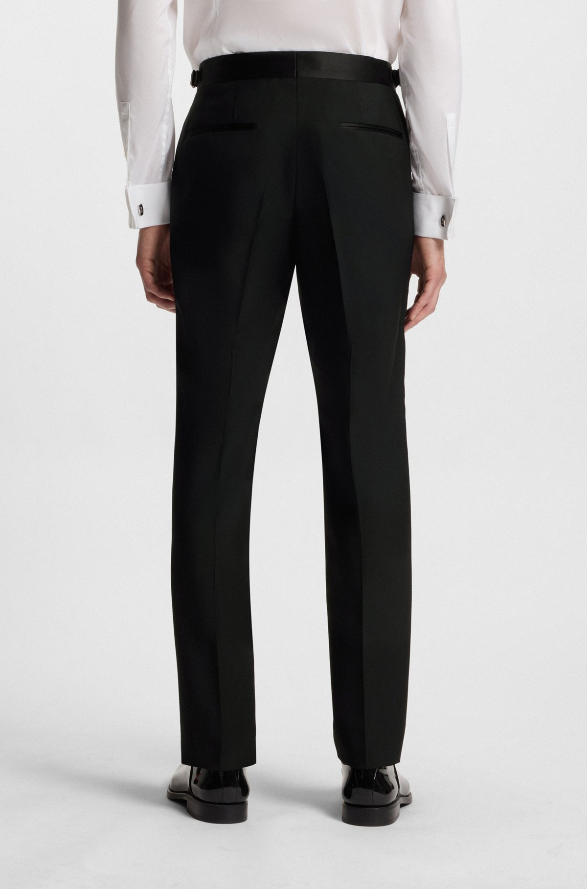 TWO-PIECE TUXEDO SUIT IN AN ITALIAN WOOL BLEND - 7