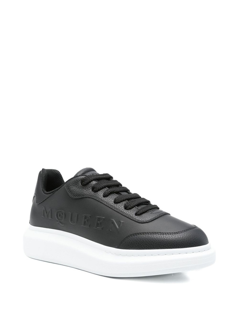 Alexander McQueen logo-embossed platform sneakers outlook