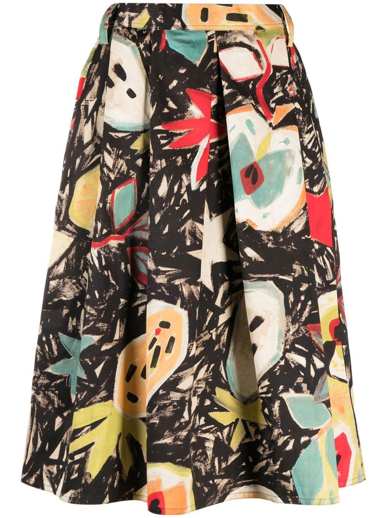 Selena fruit-print midi skirt 1