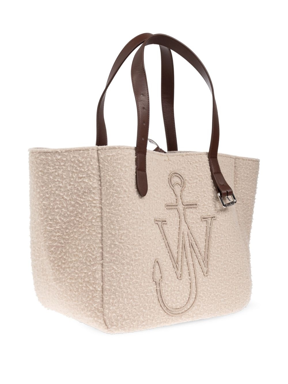 logo-embroidered tote bag - 4