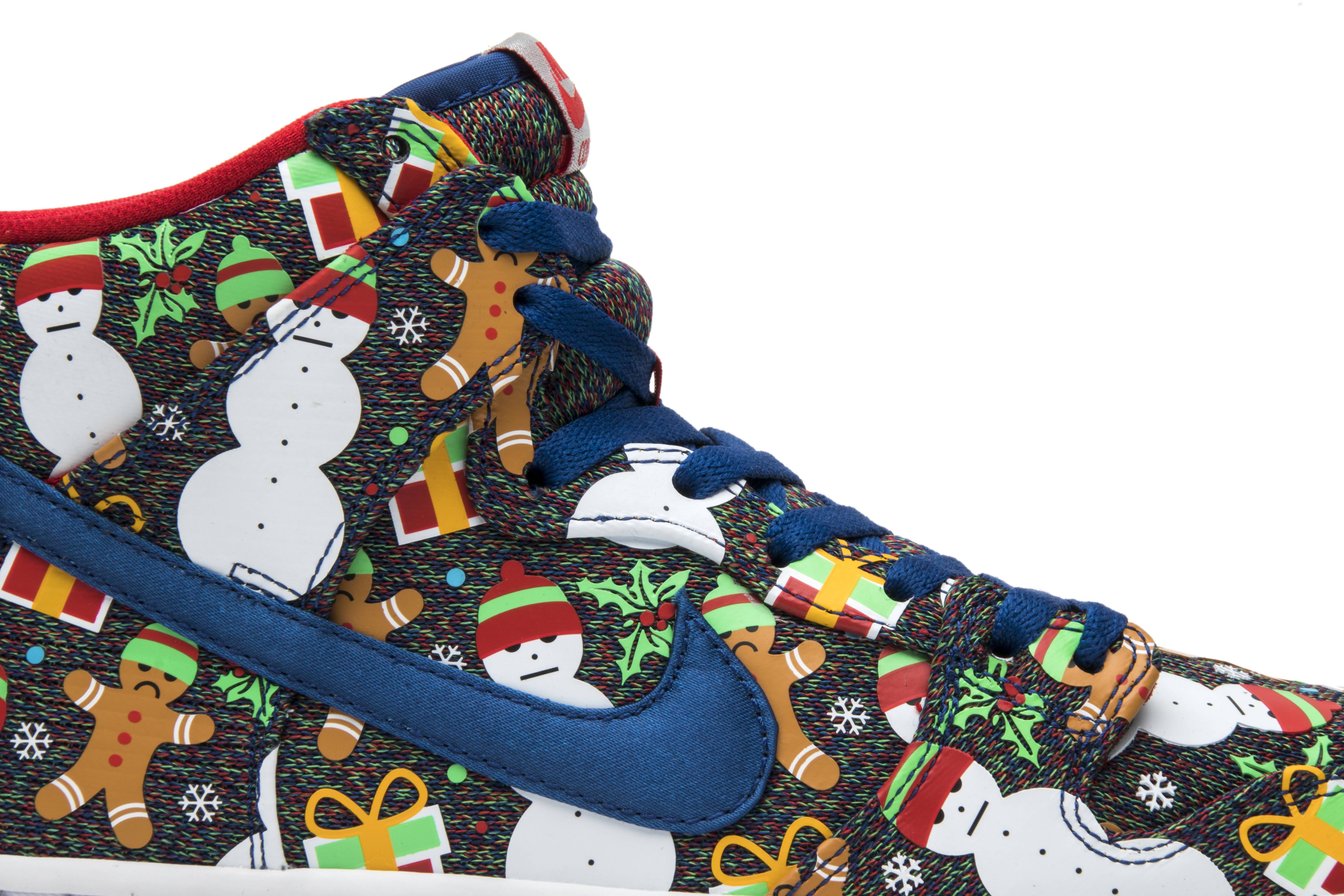 Nike Concepts x SB Dunk Pro High 'Ugly Christmas Sweater' 2017