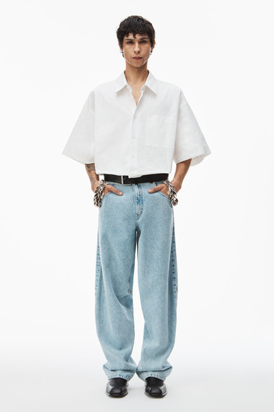Alexander Wang short sleeve shirt in technical cotton outlook