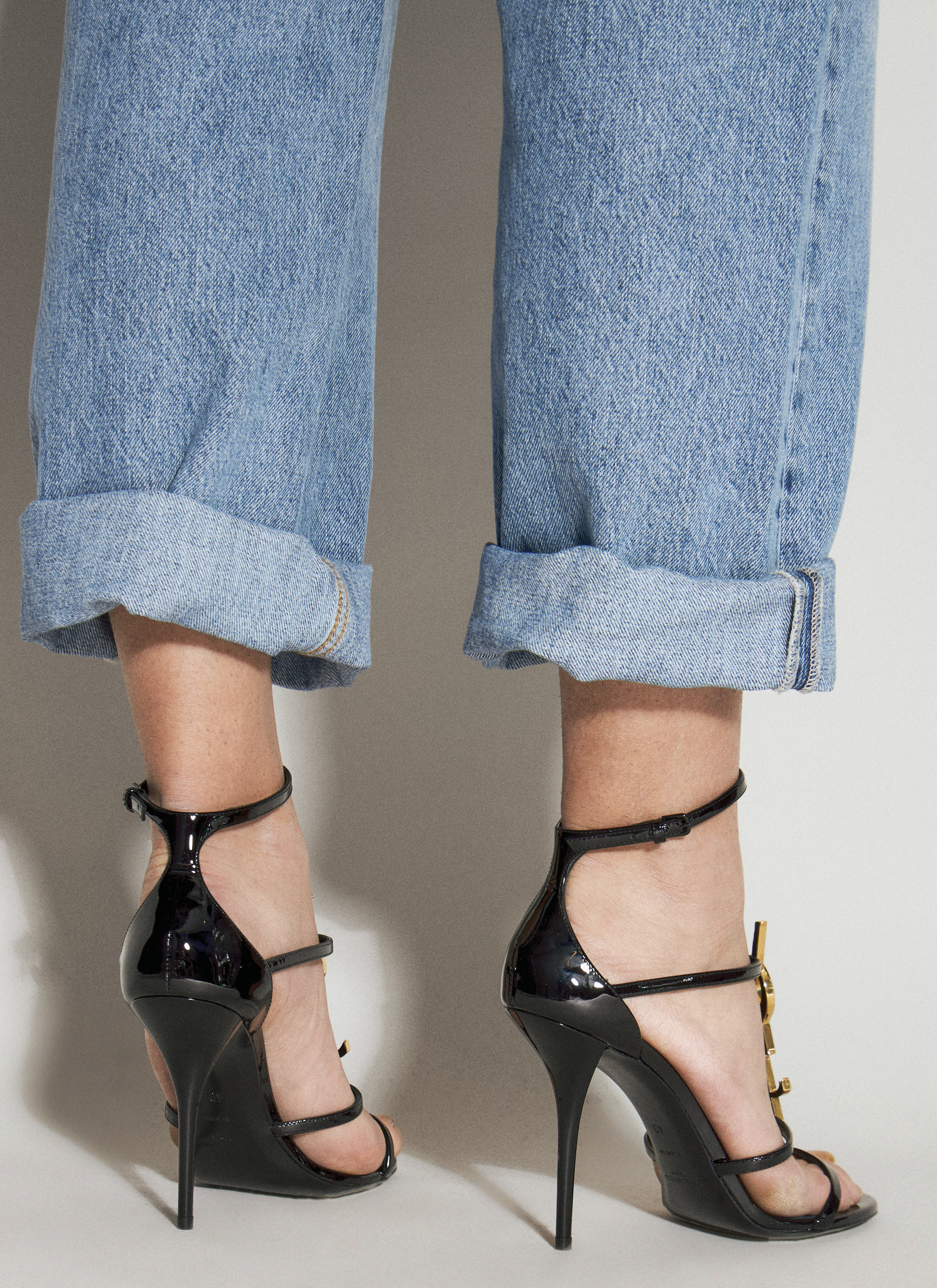 Saint Laurent Women Cassandra Heeled Sandals - 5