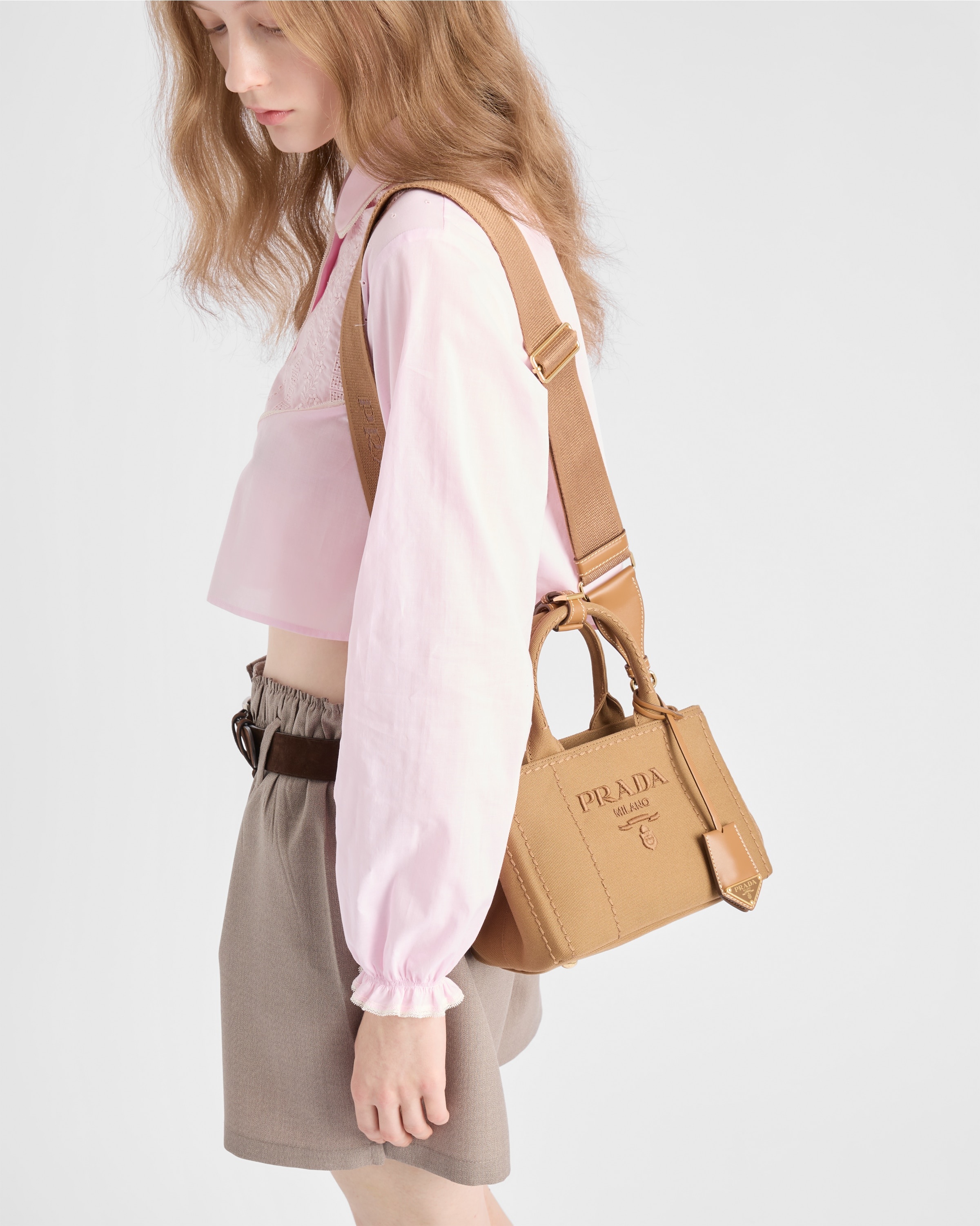Cotton canvas mini handbag - 9