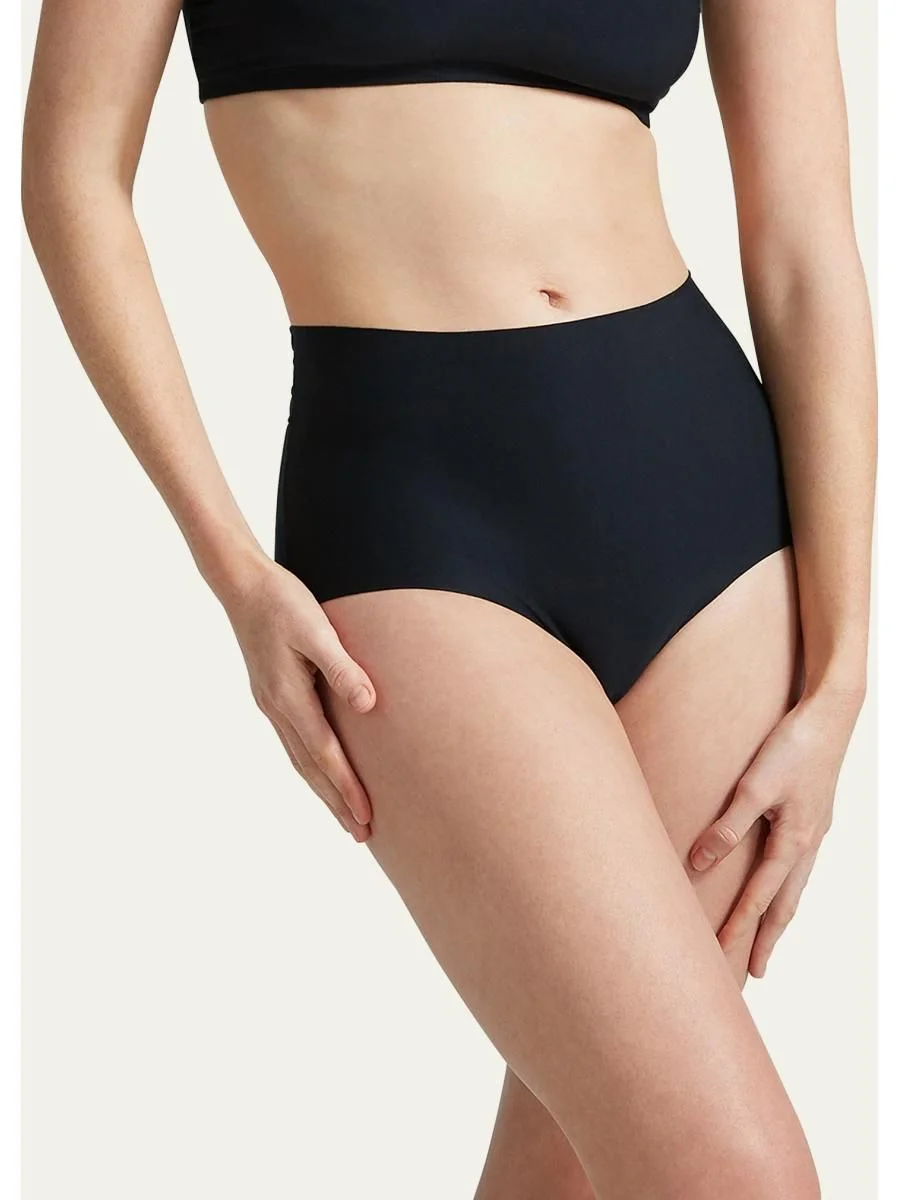 Butter High-Rise Stretch Bikini Briefs - 1