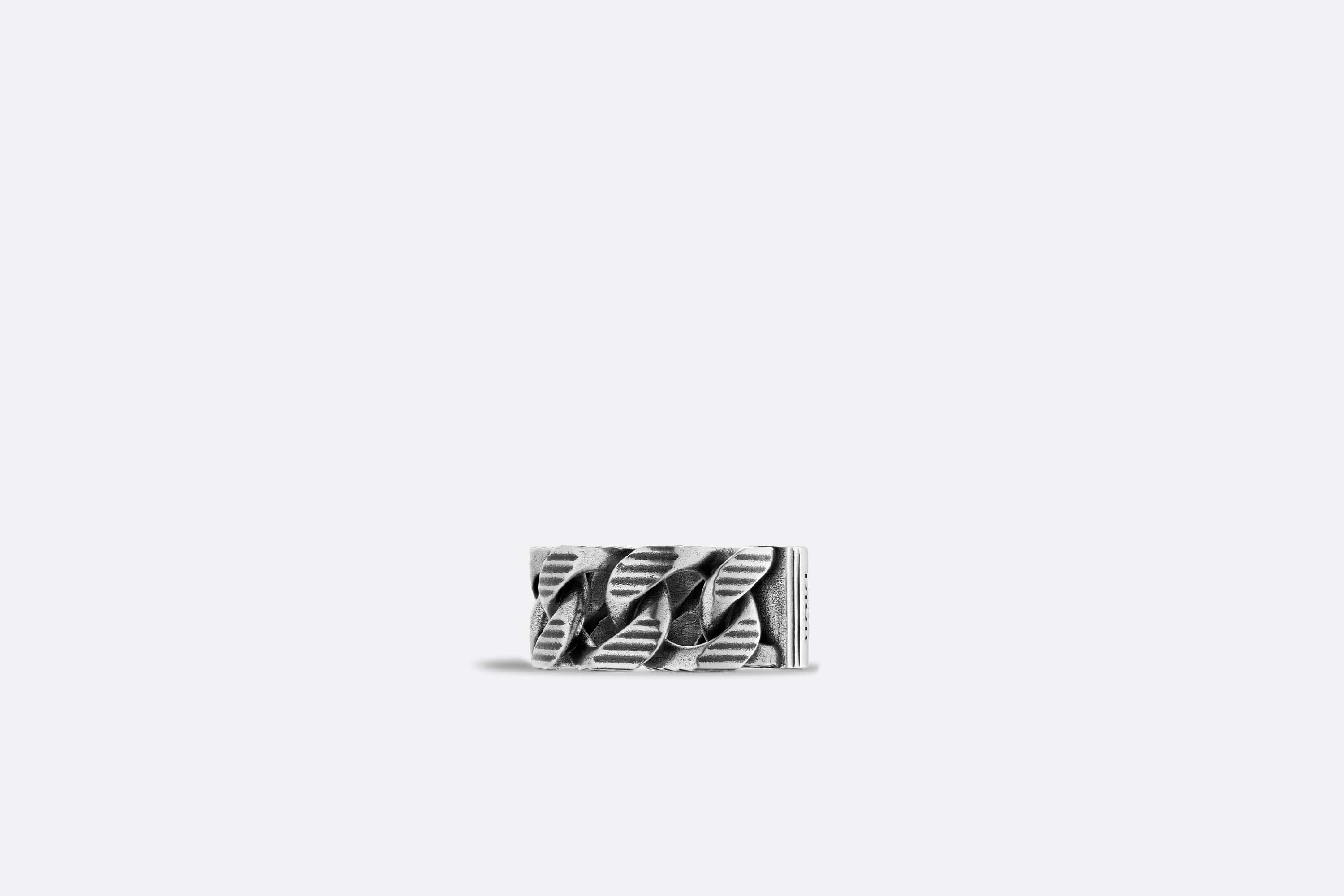 CD Diamond Chain Link Ring - 2