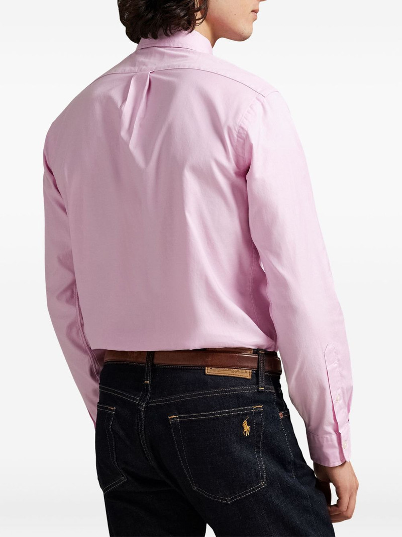 embroidered-logo shirt 4