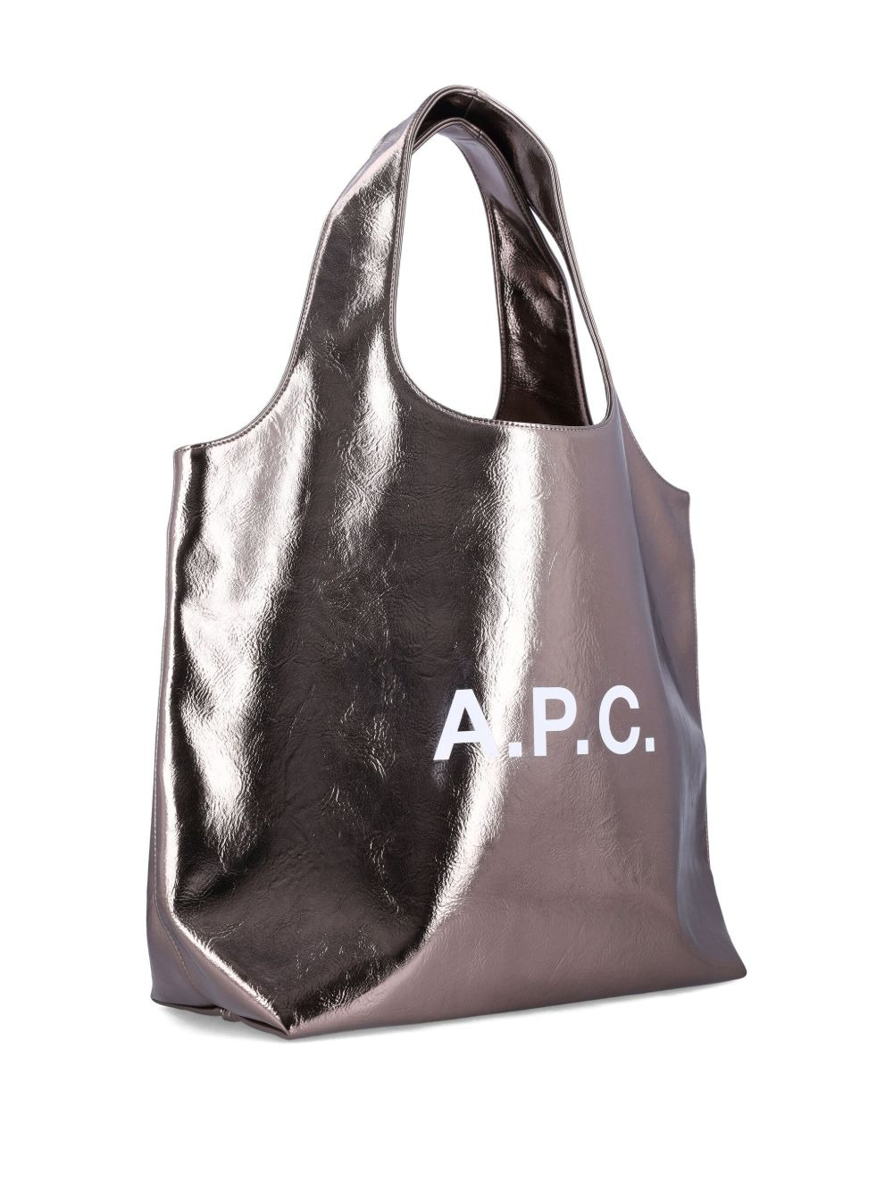 large Ninon metallic logo tote bag - 2
