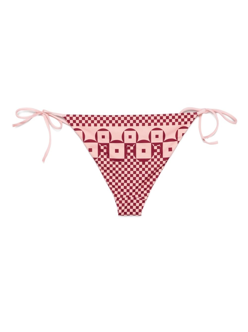 geometric-print tie-side bikini bottoms - 2