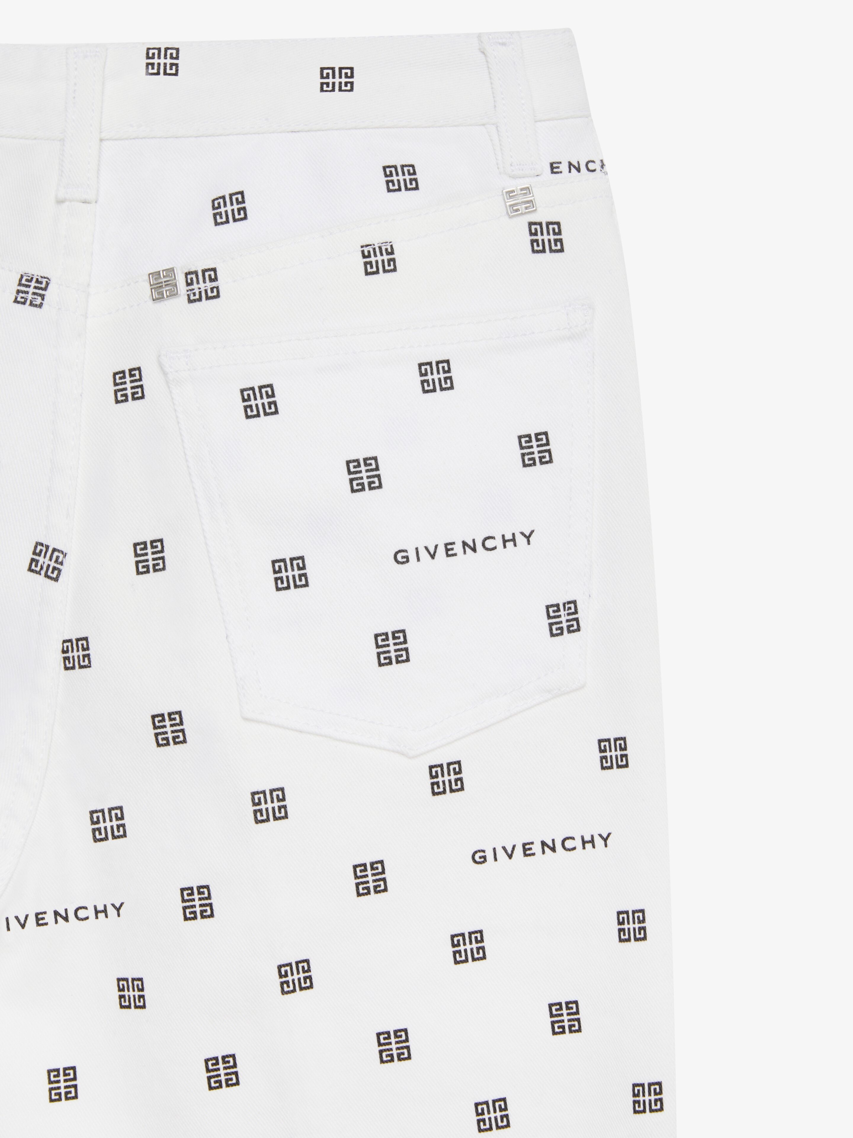 SLIM FIT JEANS IN GIVENCHY 4G JACQUARD - 6