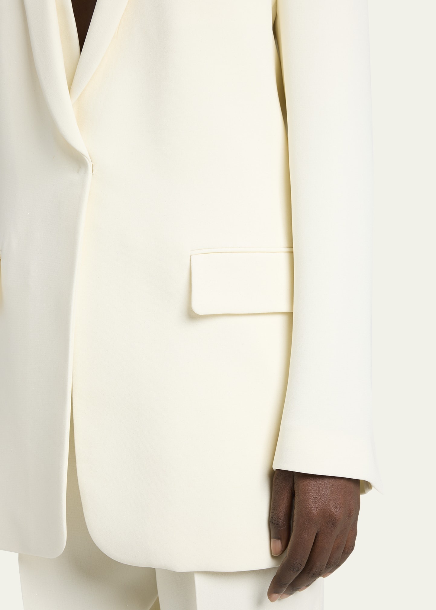 Cady Glitter Tuxedo Jacket - 5