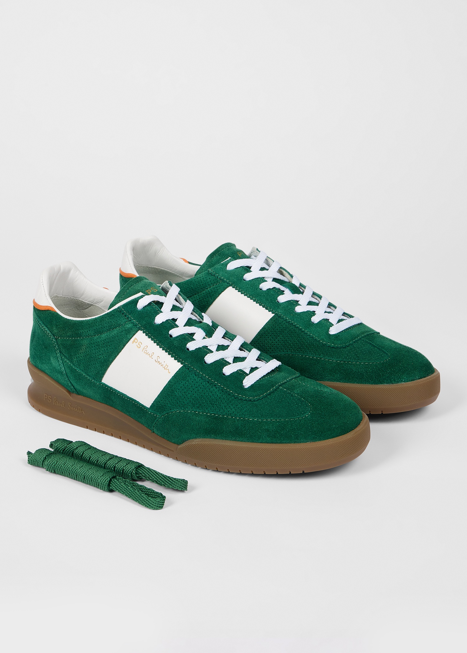 Green Suede 'Dover' Trainers - 3