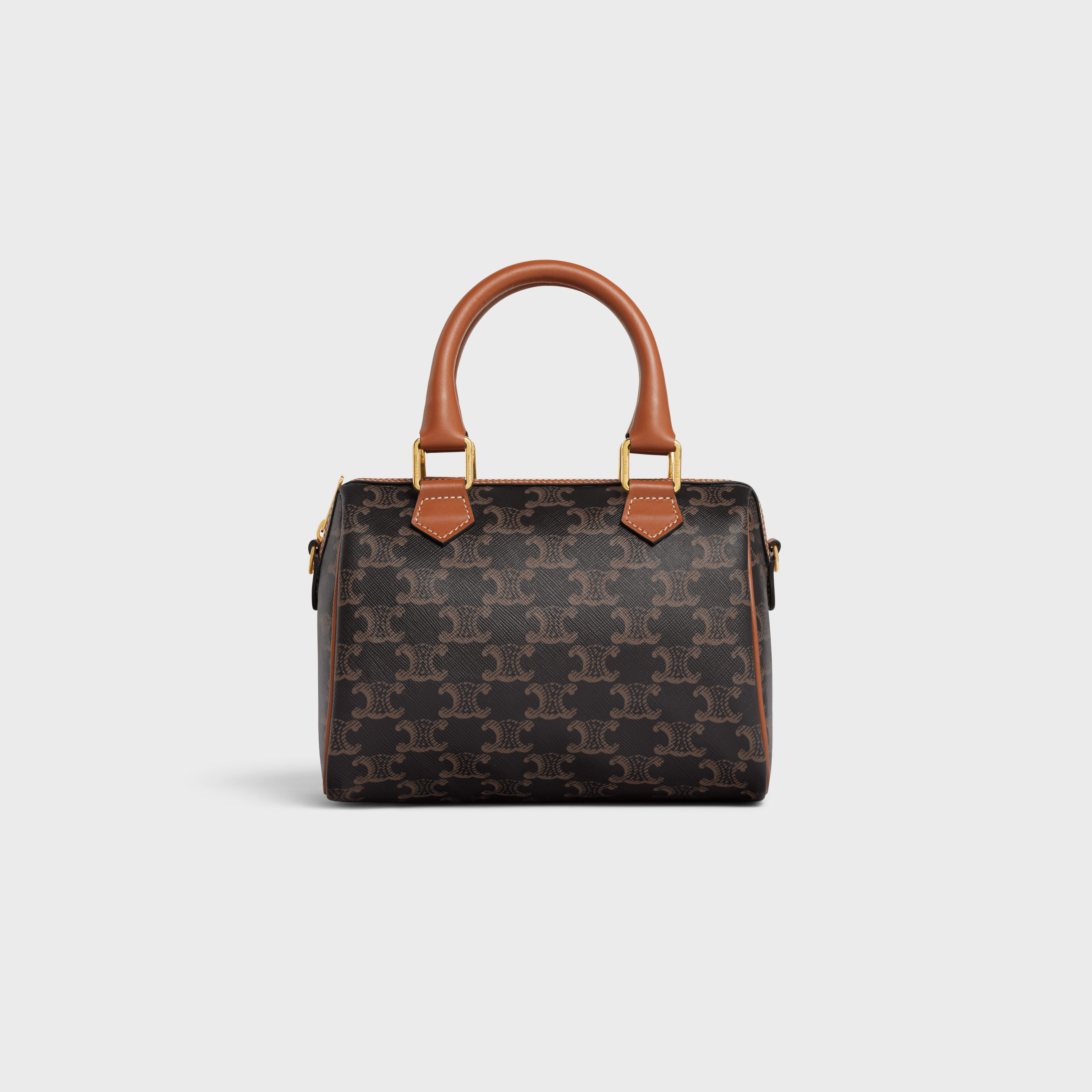 SMALL BOSTON in Triomphe Canvas and calfskin - 1