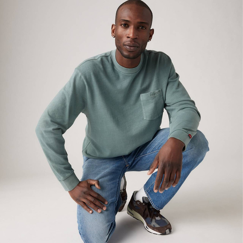 Levi's LONG SLEEVE AUTHENTIC POCKET T-SHIRT outlook