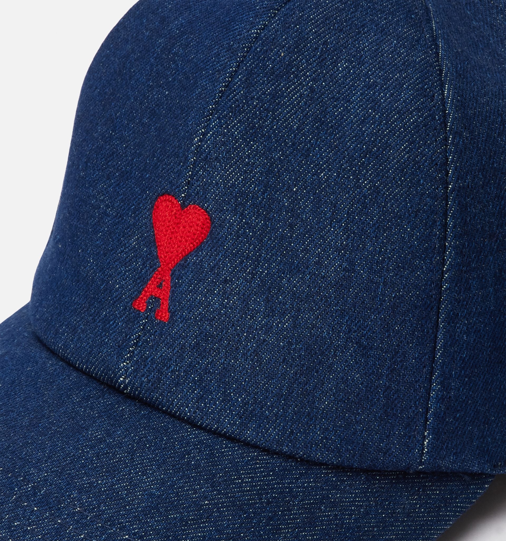 Red Ami de Coeur Embroidery Cap - 4