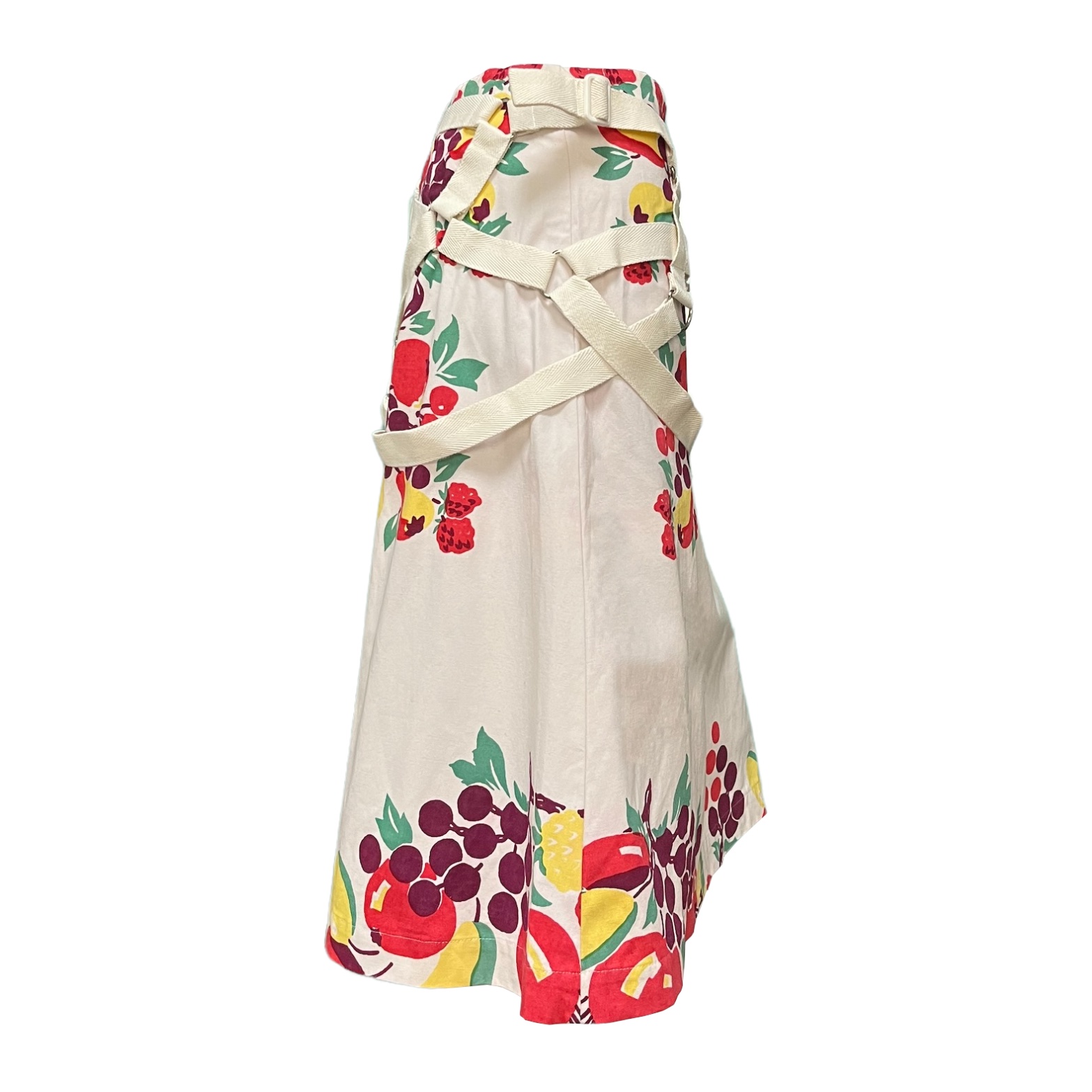 JUNYA WATANABE Supring Summer 2003 Fruits Print Parachute Midi Skirt - 3