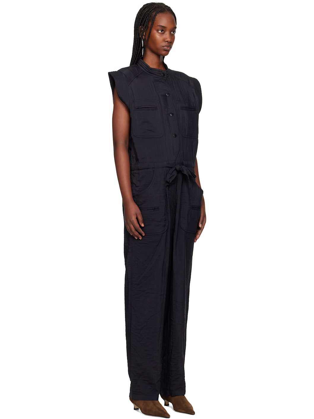 Black Suzie Jumpsuit - 2
