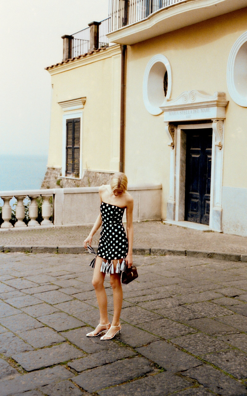 KHAITE Bella T-Strap Leather Sandals white outlook