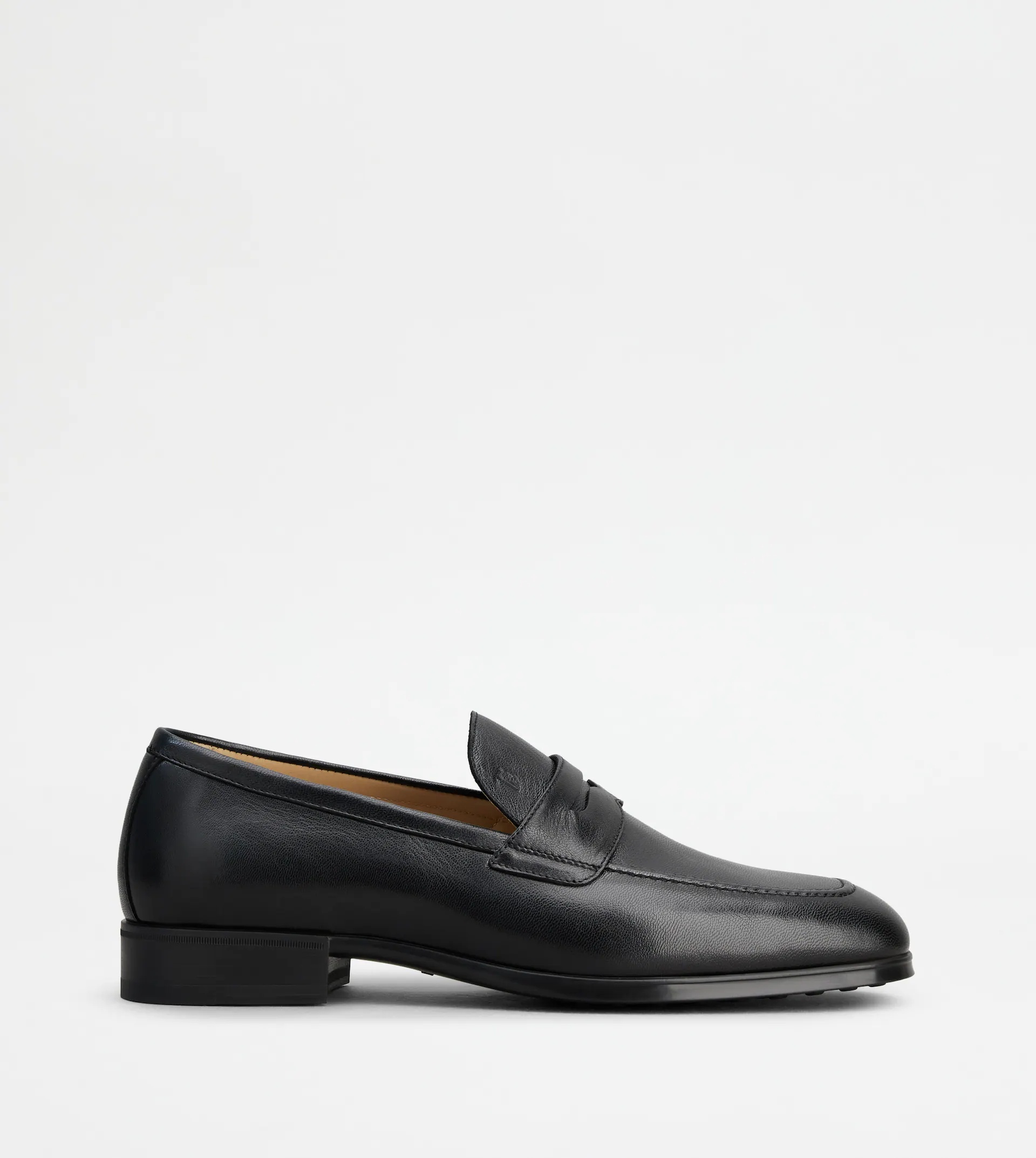 LOAFERS IN LEATHER - BLACK - 1