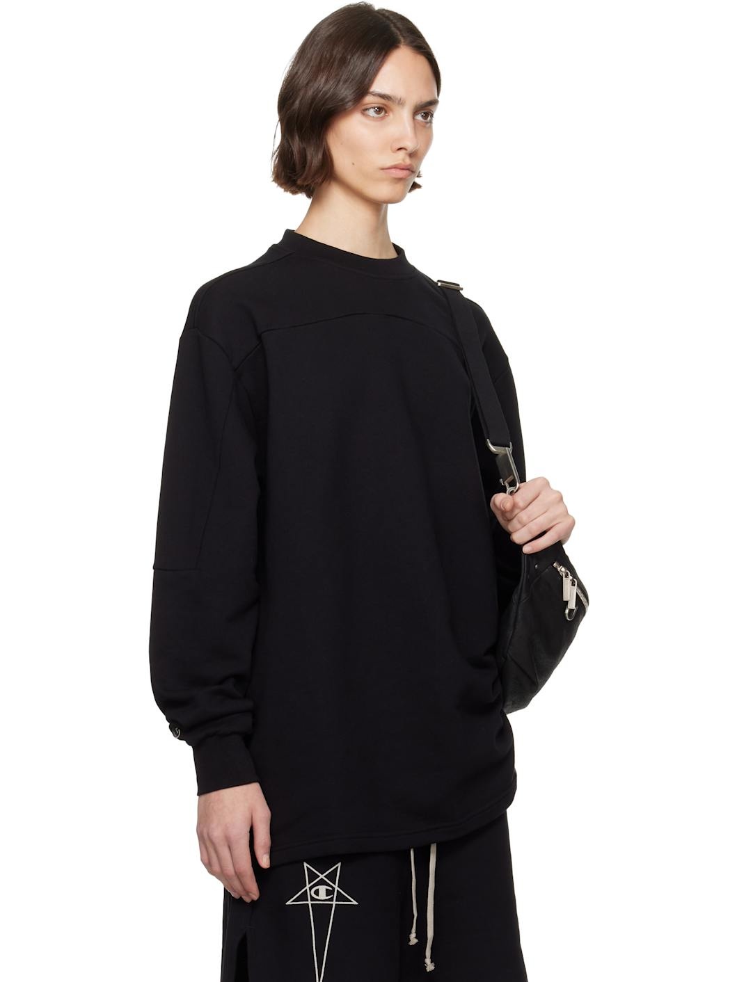 Black Champion Edition Girdered Sweatshirt - 2