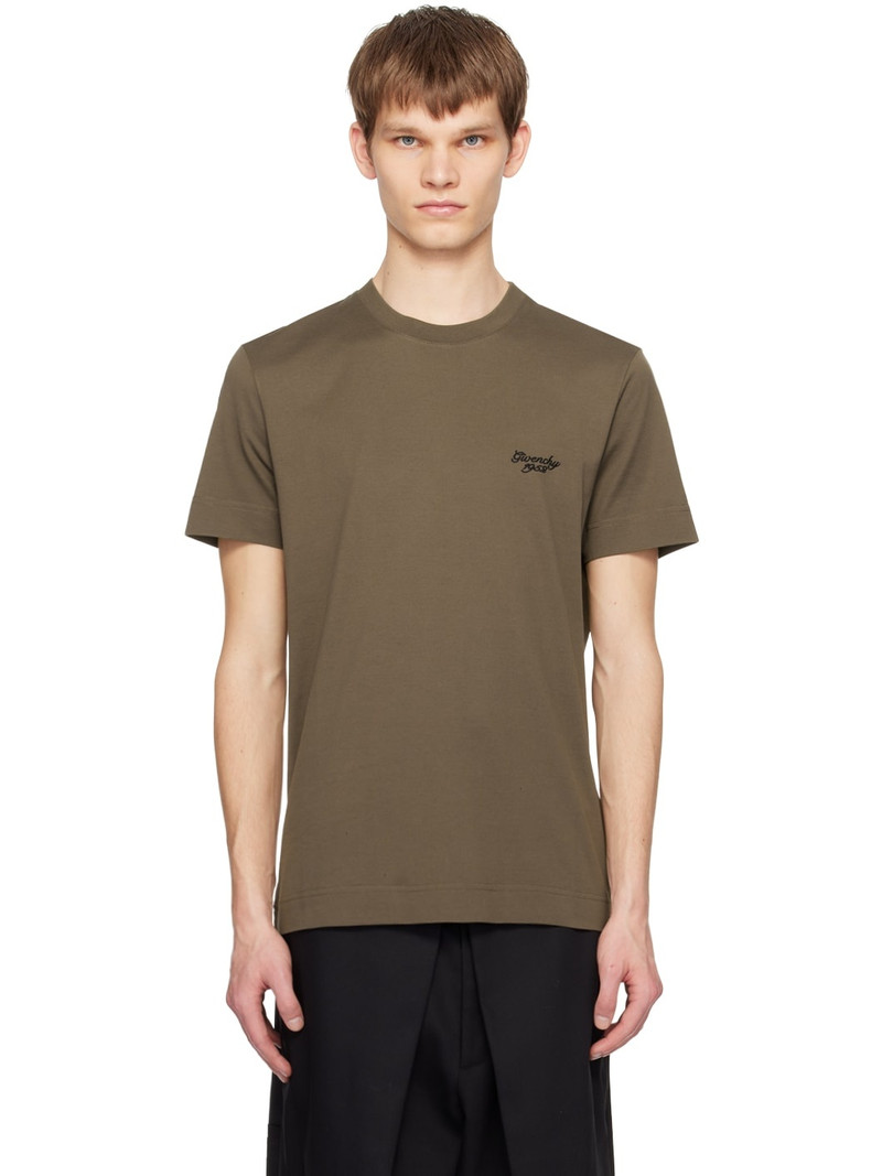 Khaki Slim-Fit T-Shirt 1