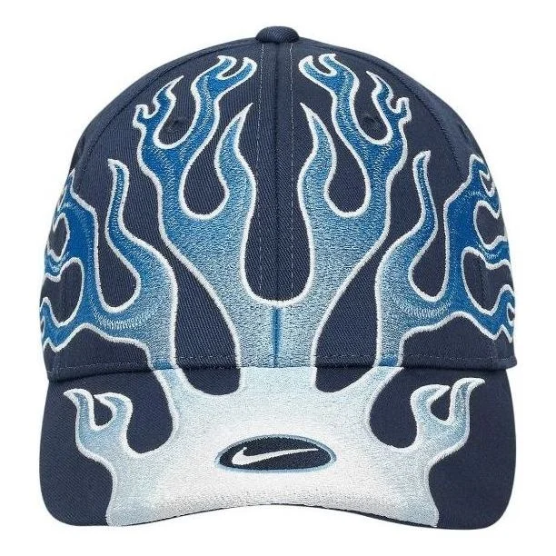 Nike Club Cap Structured OG Flame Cap 'Navy Blue' HV6642-410 - 1