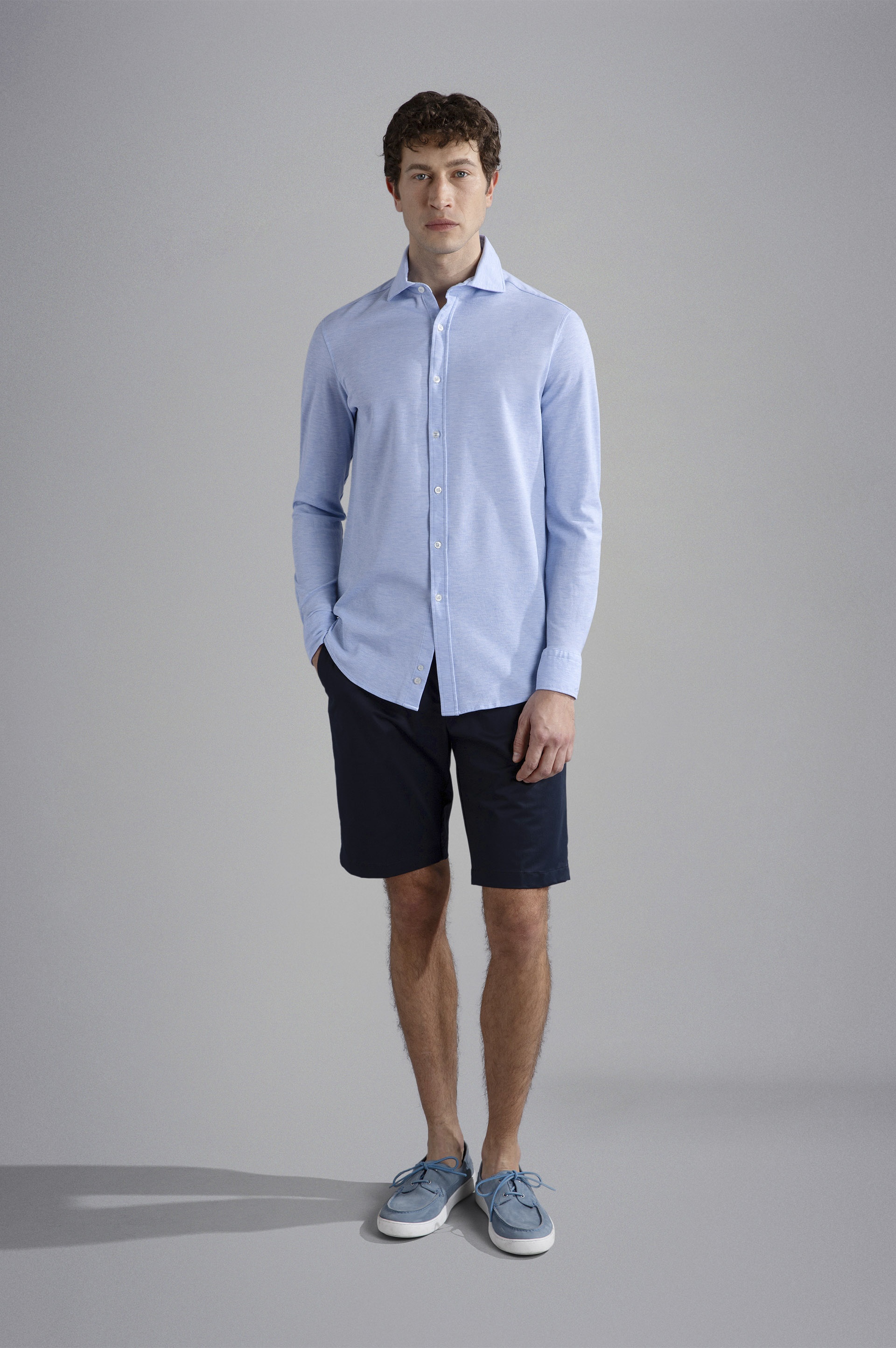 SUPIMA® STRETCH COTTON BERMUDA SHORTS - 2