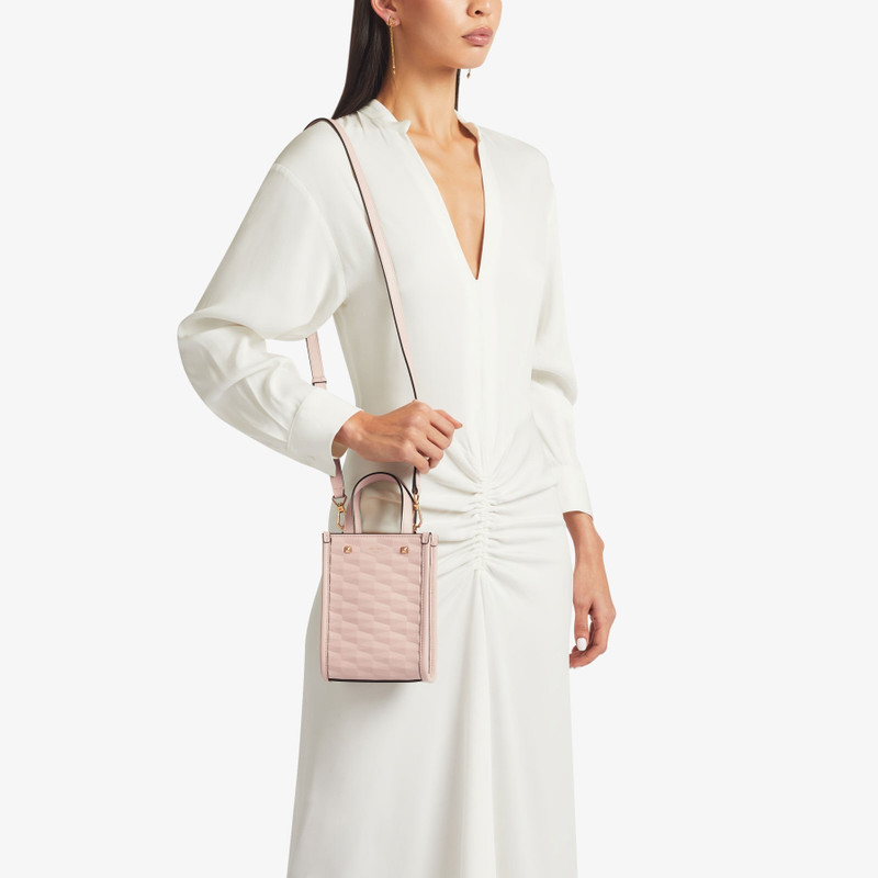 JIMMY CHOO Mini N/S Tote
Macaron Diamond Embossed 3D Leather Mini Tote Bag outlook