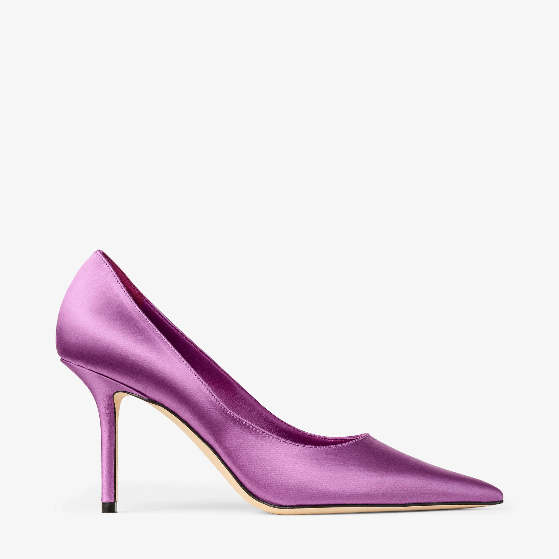 Love 85
Violet Orchid Satin Pumps - 1