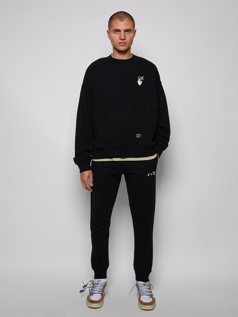 Off-White Caravaggio Arrow Skate Sweatshirt Black outlook